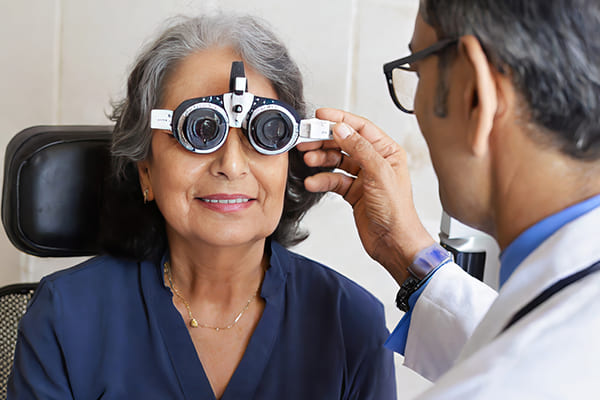 Verhinderungspflege Besuch beim Optiker